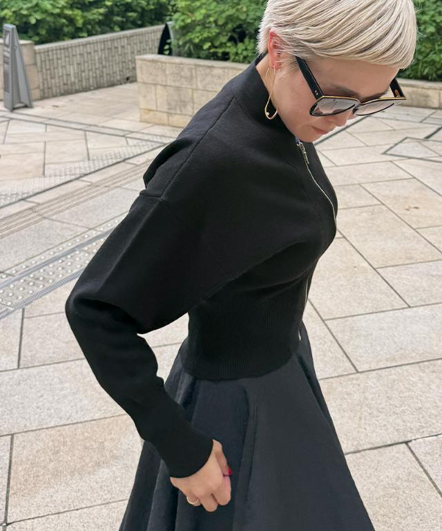 ジップ付きニットプルオーバー｜JENNE(ジェンヌ)公式通販：パリ