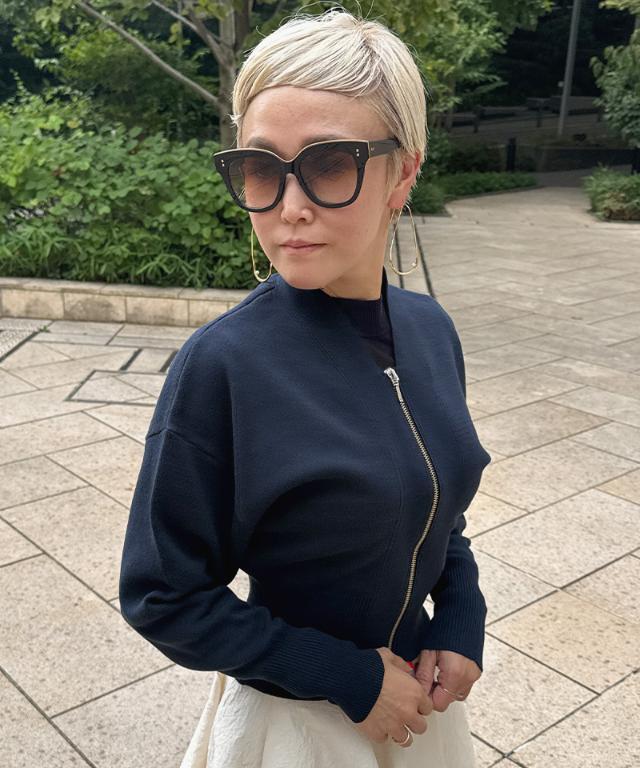 ジップ付きニットプルオーバー｜JENNE(ジェンヌ)公式通販：パリ