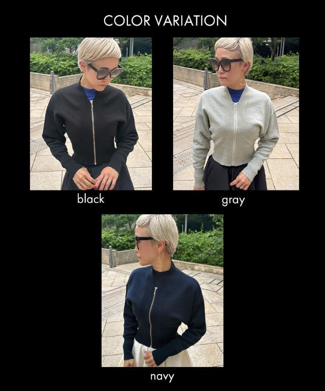 【モード】JT JANE ハイネックギャザー藍純連ロングスリーブ モード】JT JANE ハイネックギャザー藍純連ロングスリーブ
