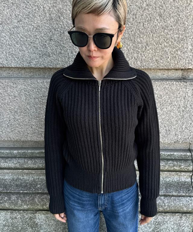 JENNEジップアップニットジャケット｜JENNE(ジェンヌ)公式通販：パリ