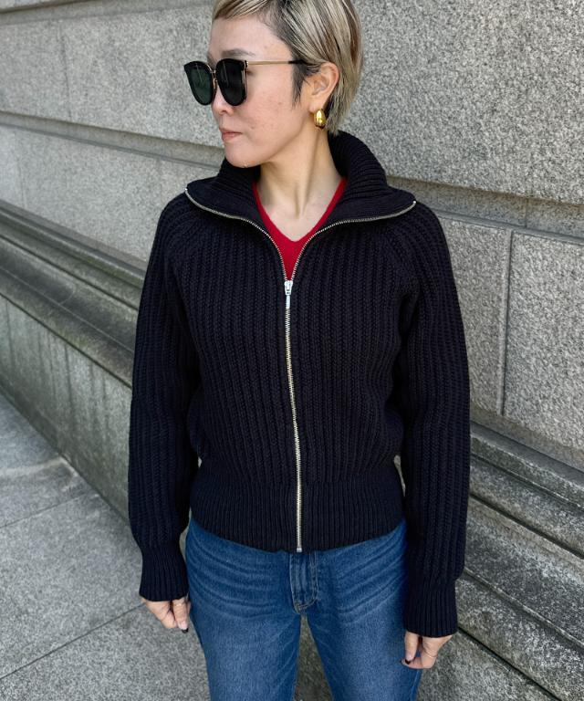 JENNEジップアップニットジャケット｜JENNE(ジェンヌ)公式通販：パリ