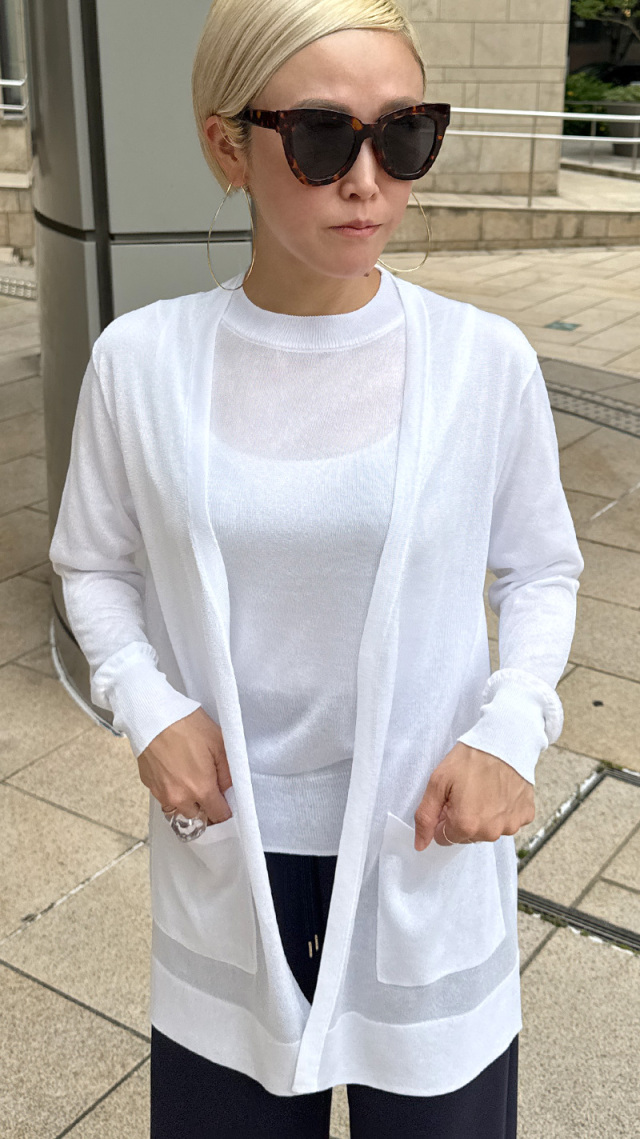 JENNE / ジェンヌ | 2022SS | ボーダーアンサンブルニット