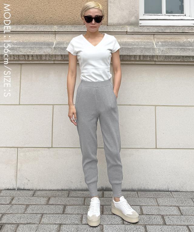 美脚シャリ感ニットパンツ｜JENNE(ジェンヌ)公式通販：パリジェンヌの