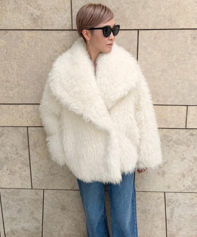 ロイヤルスノーエコファーコート＜JENNE×TISSAVEL＞｜JENNE(ジェンヌ