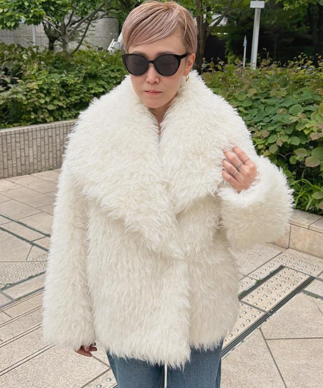 ロイヤルスノーエコファーコート＜JENNE×TISSAVEL＞｜JENNE(ジェンヌ