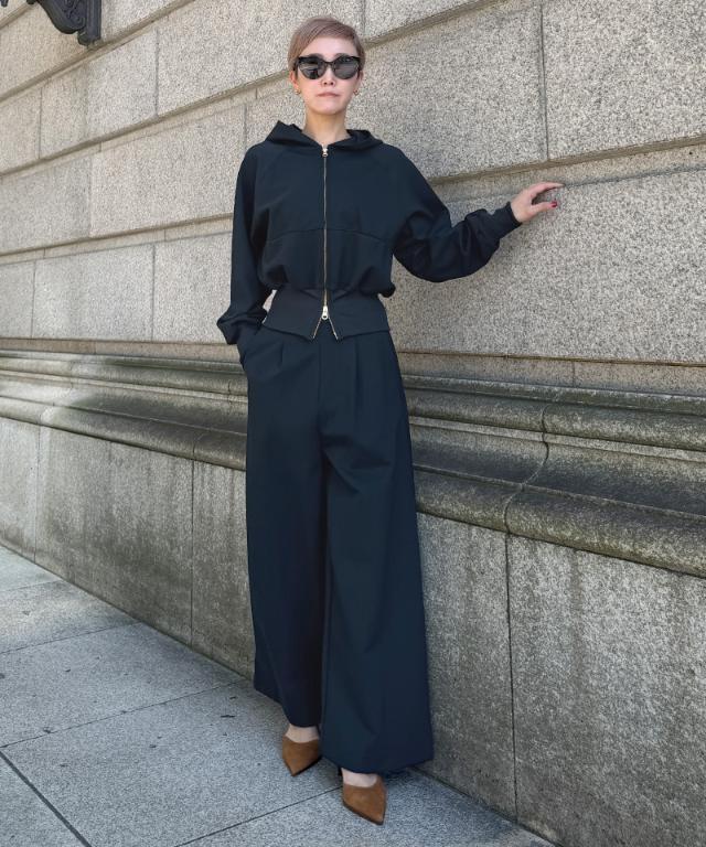 日本製美シルエットシーズンレスパンツ＜UVカット・ハンドウォッシュ