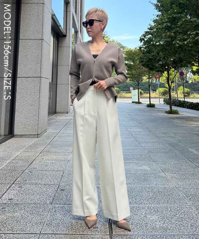 匠仕立て美脚ワイドパンツ＜日本縫製＞｜JENNE(ジェンヌ)公式通販