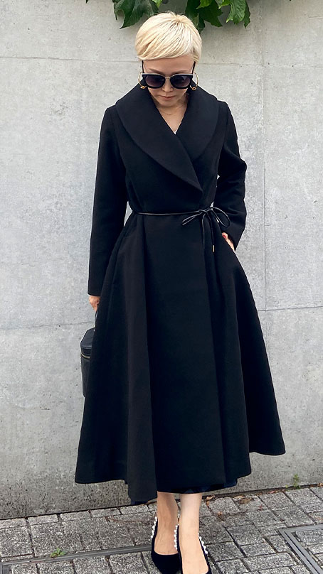 エレガントカラー フレアコート｜JENNE(ジェンヌ)公式通販：パリ  