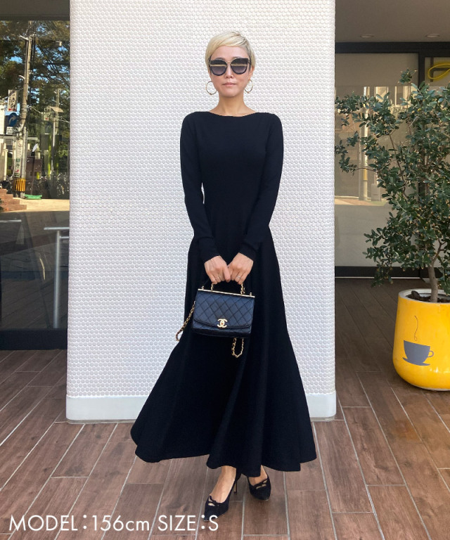 ロングスリーブ フレアニットワンピース｜JENNE(ジェンヌ)公式通販  