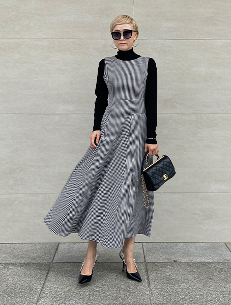 オードリーギンガムチェックワンピース｜JENNE(ジェンヌ)公式通販  