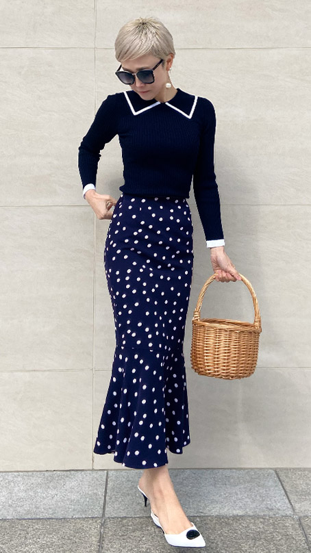 大人ドットマーメイドスカート｜JENNE(ジェンヌ)公式通販：パリ