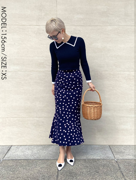 大人ドットマーメイドスカート｜JENNE(ジェンヌ)公式通販：パリ  