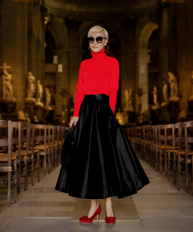 フェイクレザー フレアスカート｜JENNE(ジェンヌ)公式通販：パリ  