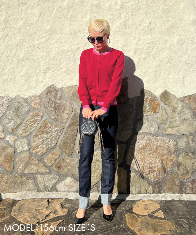 バイカラー アンサンブルニット Jenne ジェンヌ 公式通販 美しく見せてくれるお洋服ブランド