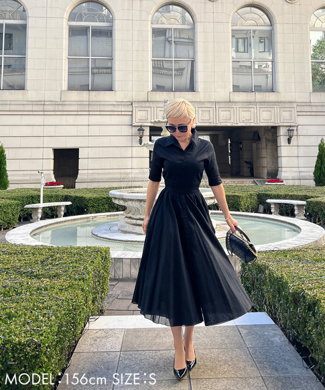 オードリールック 半袖フレアシャツワンピース｜JENNE(ジェンヌ)公式  