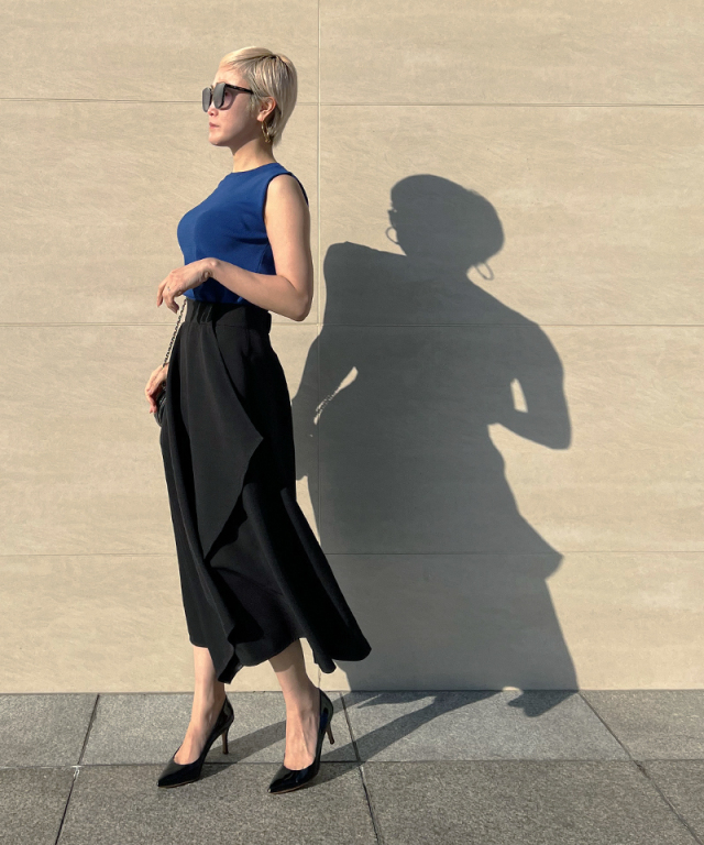 ラップフレアスカート｜JENNE(ジェンヌ)公式通販：パリジェンヌのよう  