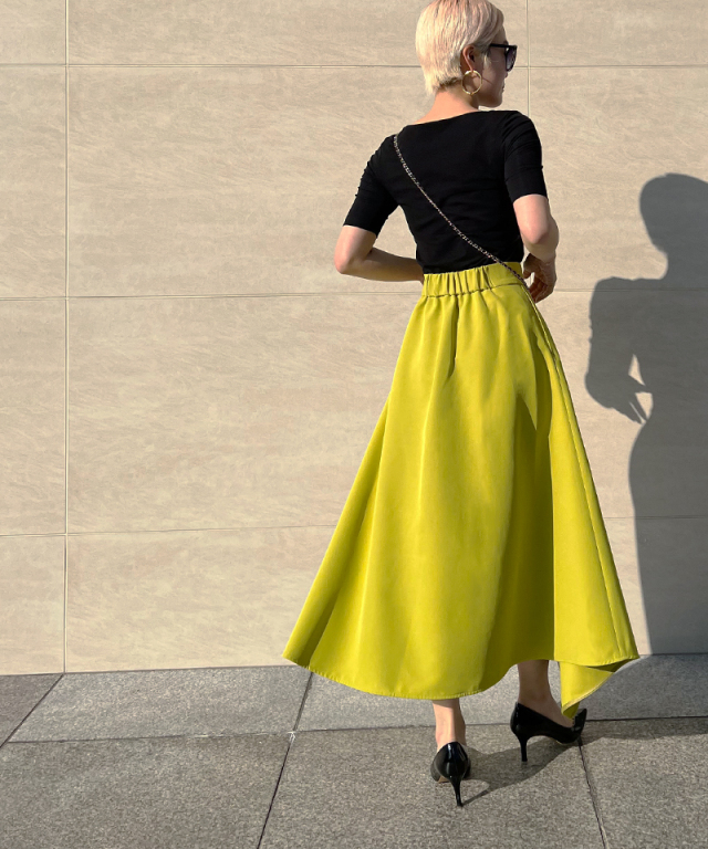 ラップフレアスカート｜JENNE(ジェンヌ)公式通販：パリジェンヌのよう  