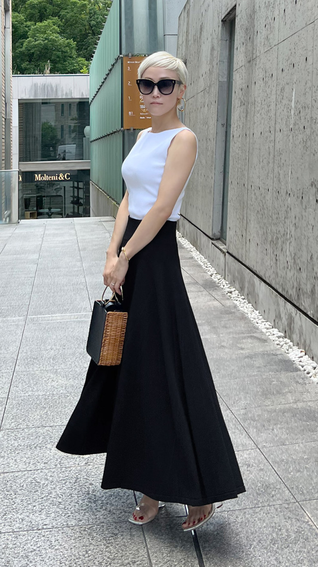 ベーシック フレアニットスカート｜JENNE(ジェンヌ)公式通販：パリ  