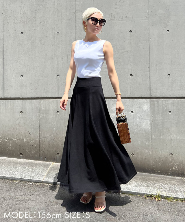 ベーシック フレアニットスカート｜JENNE(ジェンヌ)公式通販：パリ  