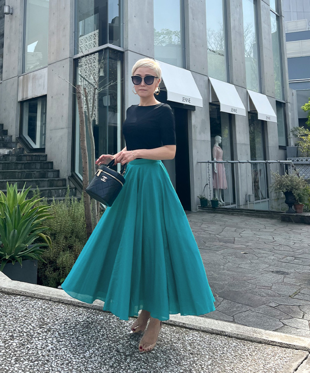 オードリールック フレアスカート｜JENNE(ジェンヌ)公式通販：パリ  