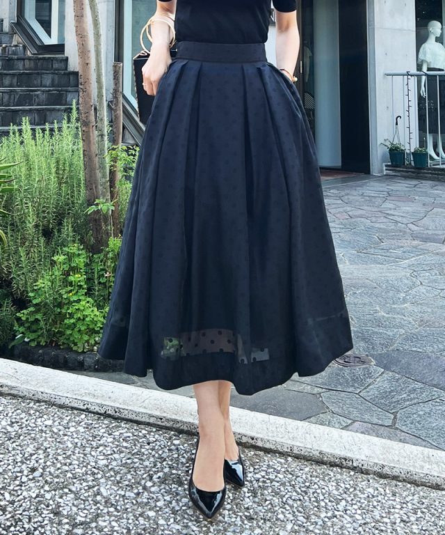 シアードット フレアスカート｜JENNE(ジェンヌ)公式通販：パリジェンヌ  