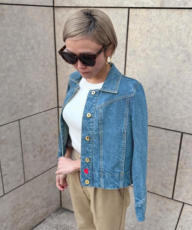 JENNEハート刺繍デニムジャケット｜JENNE(ジェンヌ)公式通販：パリ