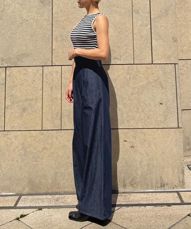 JENNE エアリーデニムカマーベルトパンツ Ｍサイズ エアリーデニムカマーベルトパンツ｜JENNE(ジェンヌ)公式通販：パリ