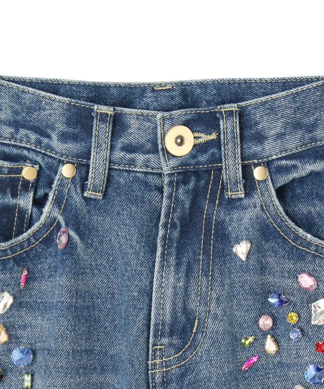 手刺繍マルチカラービジューデニム｜JENNE(ジェンヌ)公式通販：パリ