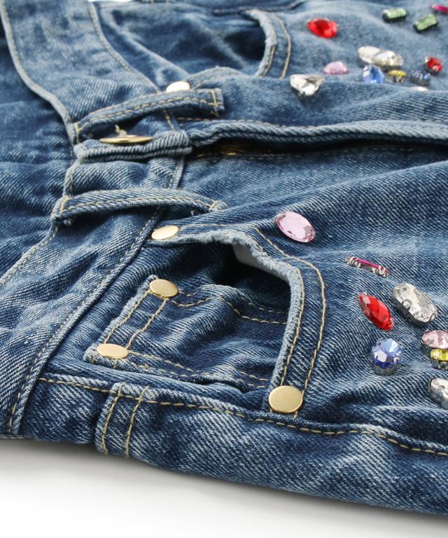 手刺繍マルチカラービジューデニム｜JENNE(ジェンヌ)公式通販：パリ