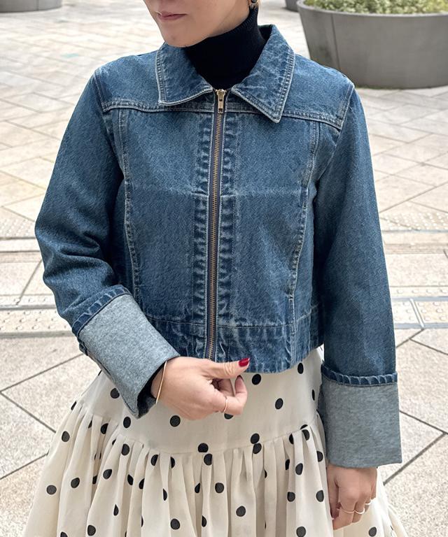 専用　JEENE 新品　ロールアップデニムジャケット ロールアップデニムジャケット｜JENNE(ジェンヌ)公式通販：パリ