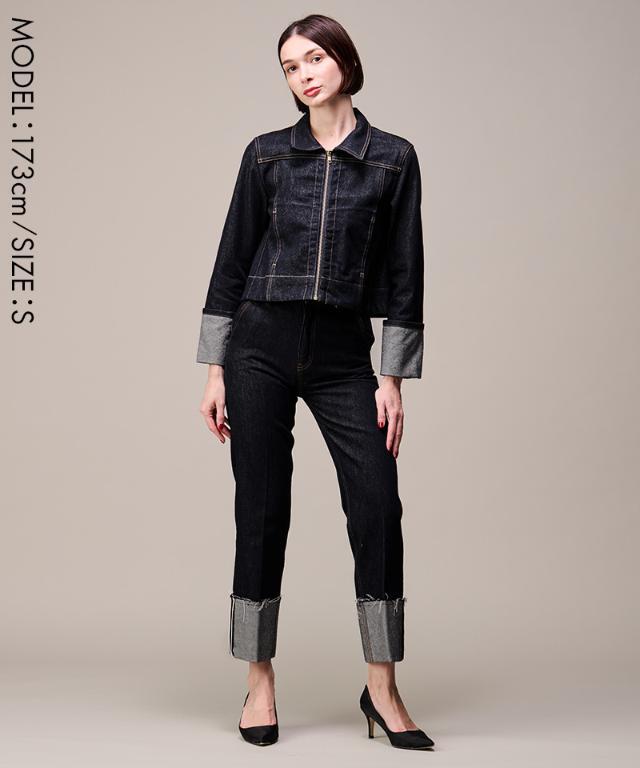 ロールアップデニムジャケット｜JENNE(ジェンヌ)公式通販：パリ