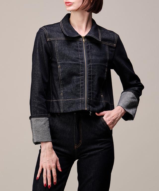 ロールアップデニムジャケット｜JENNE(ジェンヌ)公式通販：パリ