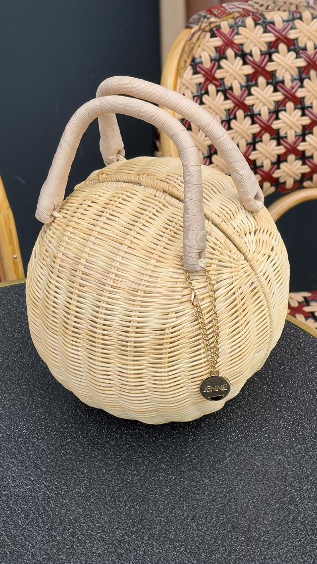 ラタンボールかごバッグ｜JENNE(ジェンヌ)公式通販：パリジェンヌの  