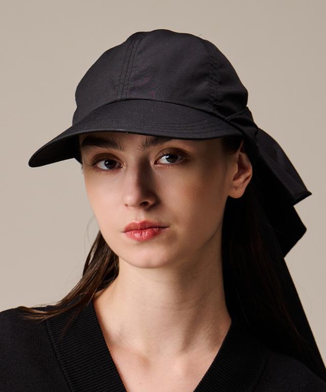 小顔見えドレープマルチウェイキャップ（撥水・UVカット）｜JENNE