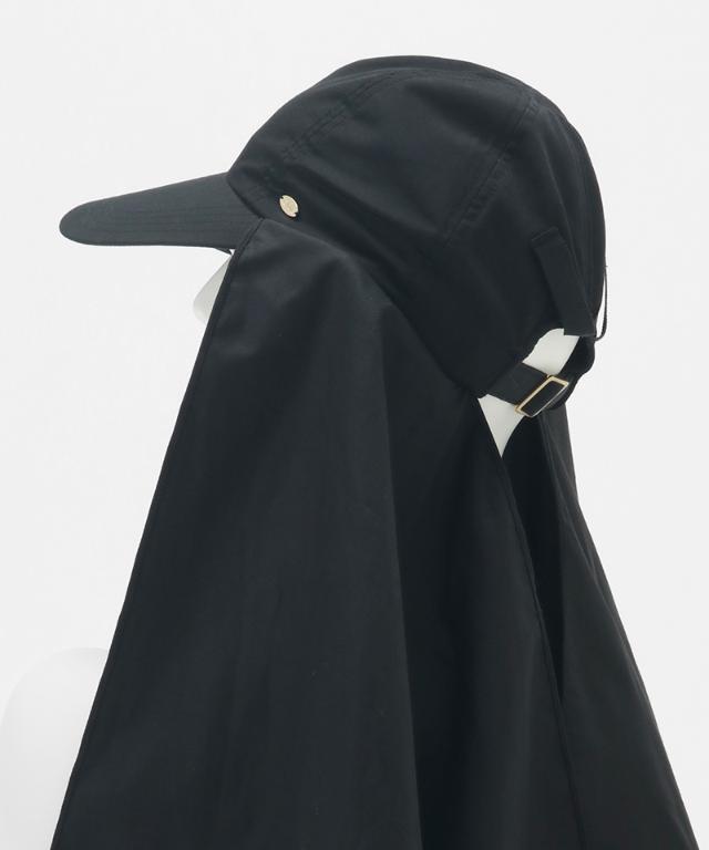 小顔見えドレープマルチウェイキャップ（撥水・UVカット）｜JENNE