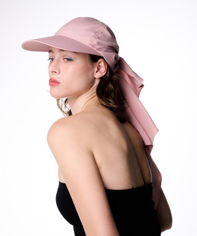 小顔見えドレープマルチウェイキャップ（撥水・UVカット）｜JENNE