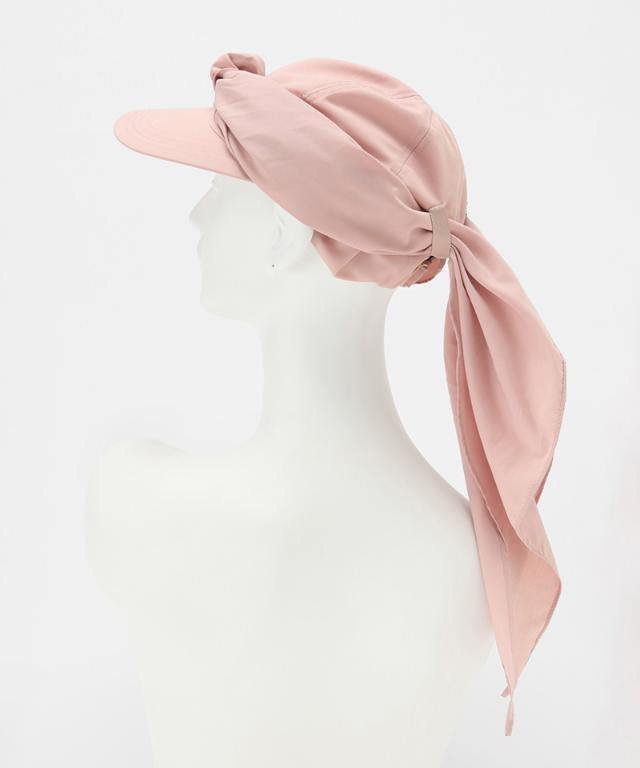 小顔見えドレープマルチウェイキャップ（撥水・UVカット）｜JENNE