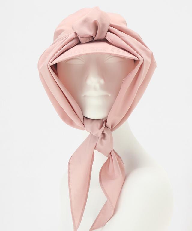 小顔見えドレープマルチウェイキャップ（撥水・UVカット）｜JENNE