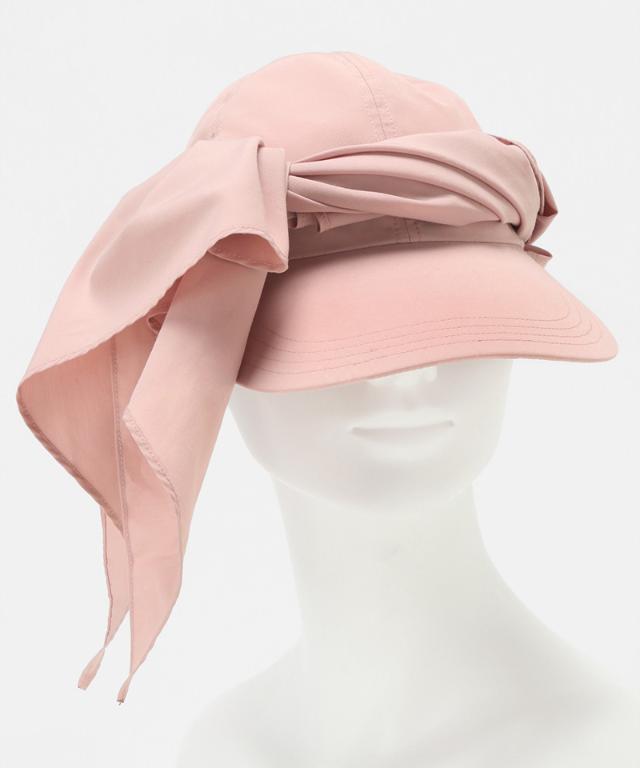 小顔見えドレープマルチウェイキャップ（撥水・UVカット）｜JENNE