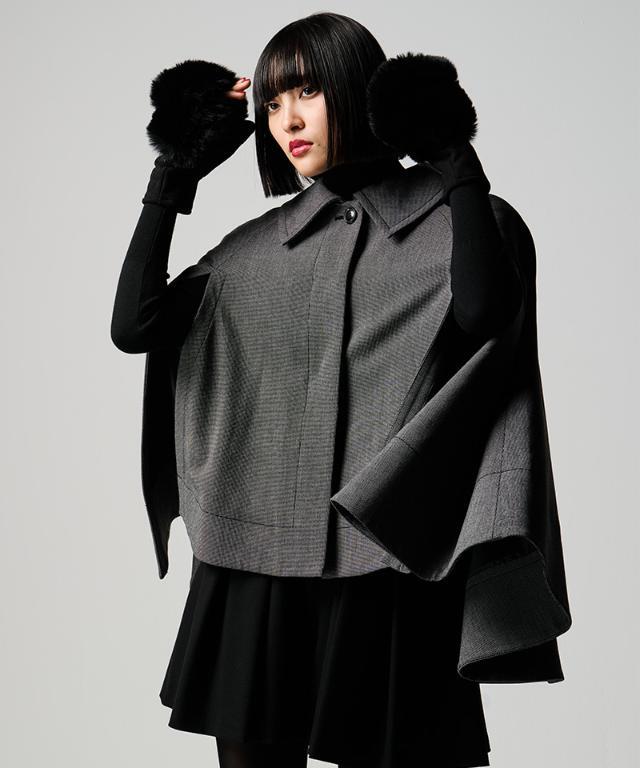 【新品タグ付】JENNEジェンヌ❤︎ エコファースエードグローブ 手袋ブラック エコファー付ミトングローブ｜JENNE(ジェンヌ)公式通販：パリ