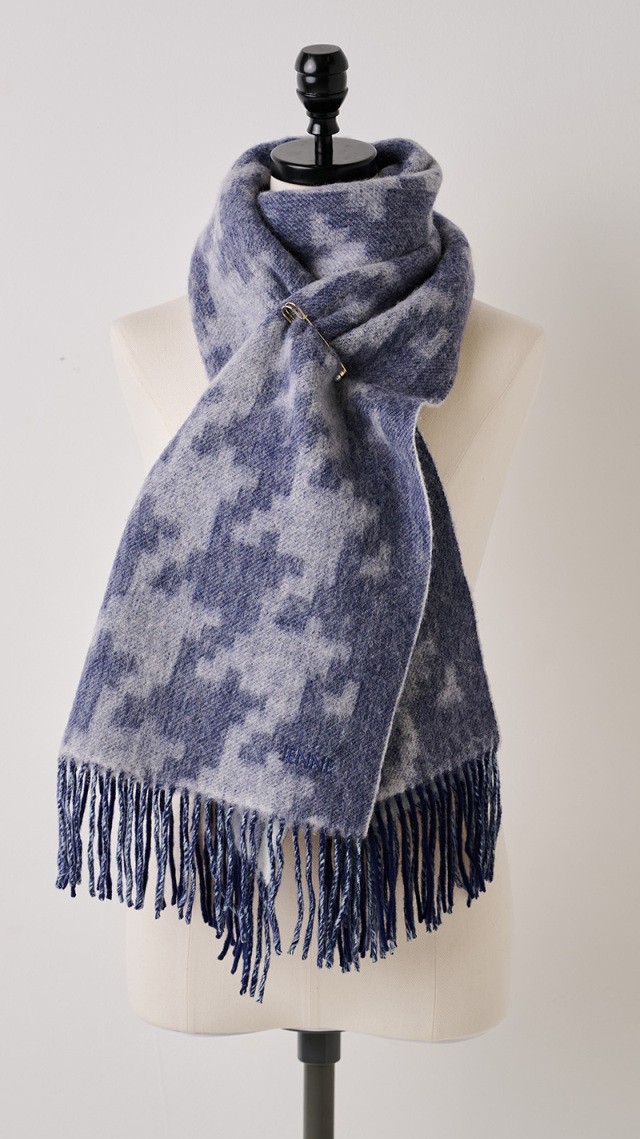 ウール千鳥リバーシブルストール｜JENNE(ジェンヌ)公式通販：パリ