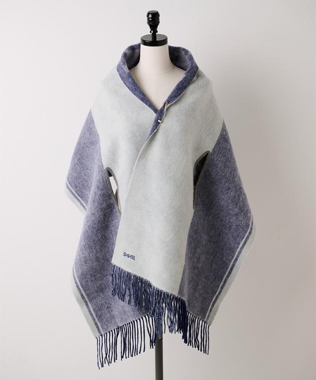 ウール千鳥リバーシブルストール｜JENNE(ジェンヌ)公式通販：パリ