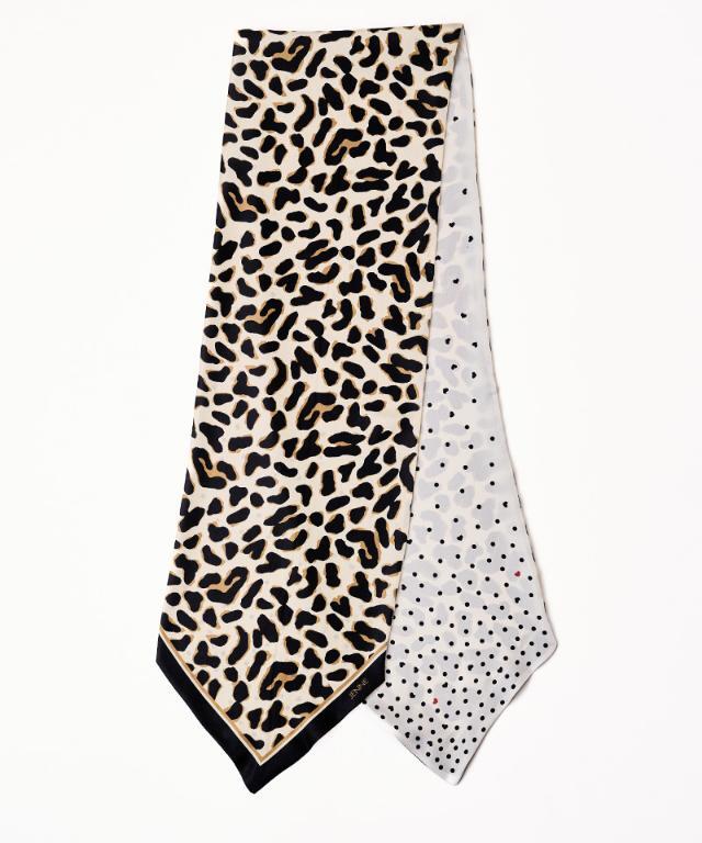 日本製ドットレオパード剣先スカーフ｜JENNE(ジェンヌ)公式通販：パリ