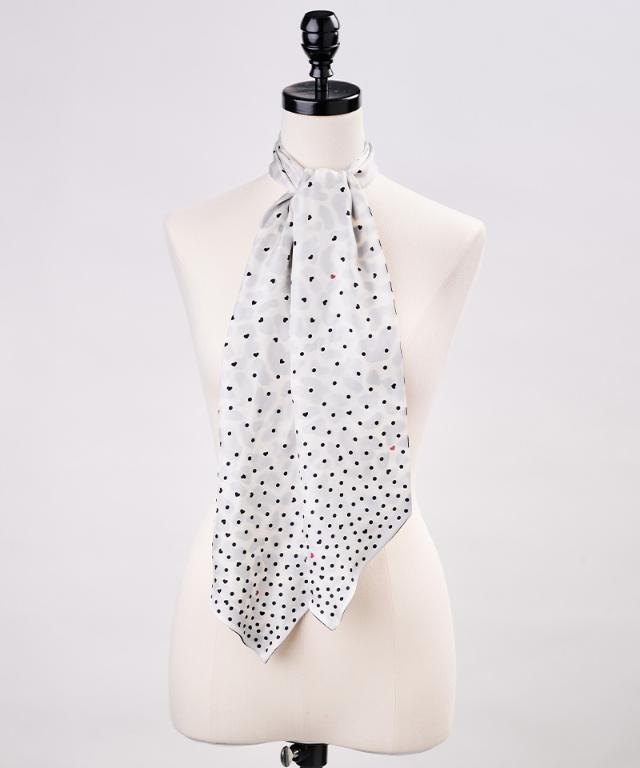 日本製ドットレオパード剣先スカーフ｜JENNE(ジェンヌ)公式通販