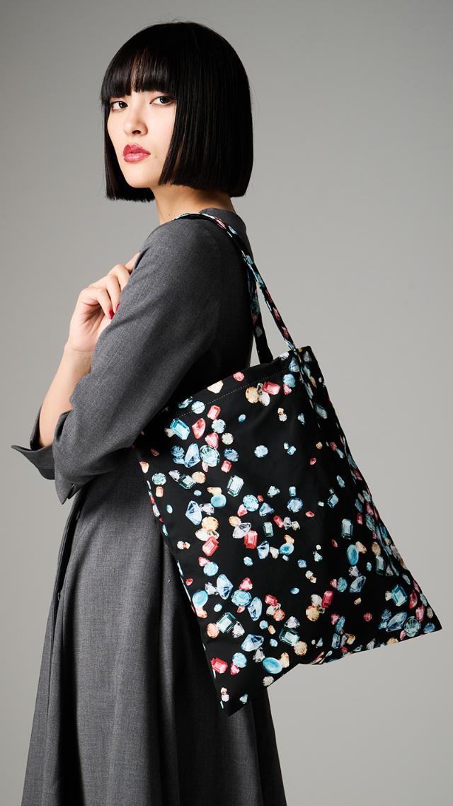 上質素材ビジューポケッタブルバッグ｜JENNE(ジェンヌ)公式通販：パリ