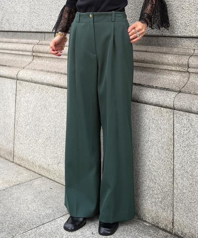 ウール美脚ワイドパンツ｜JENNE(ジェンヌ)公式通販：パリジェンヌの