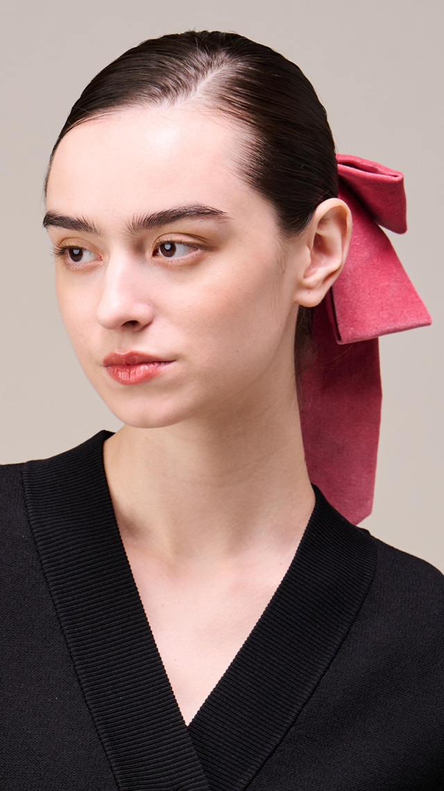 ジェンヌ　日本製別珍リボンヘアーゴム 日本製別珍リボンヘアーゴム｜JENNE(ジェンヌ)公式通販：パリジェンヌ