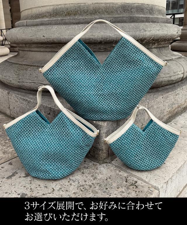 〈未使用〉ショルダーバッグ　イオペレIOPELLE　水色　気球　イタリア 機能性イタリア素材サマーメッシュミニバッグ（ショルダー付）｜JENNE