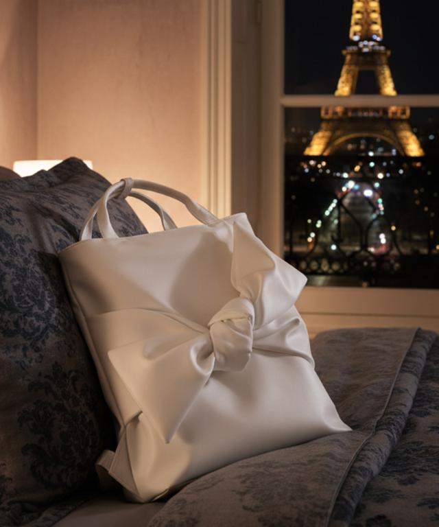 2WAYリボンリュック・ホワイト（撥水生地）｜JENNE(ジェンヌ)公式通販