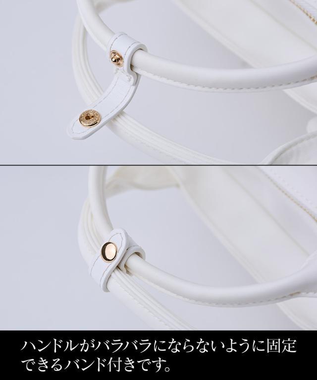 2WAYリボンリュック・ホワイト（撥水生地）｜JENNE(ジェンヌ)公式通販